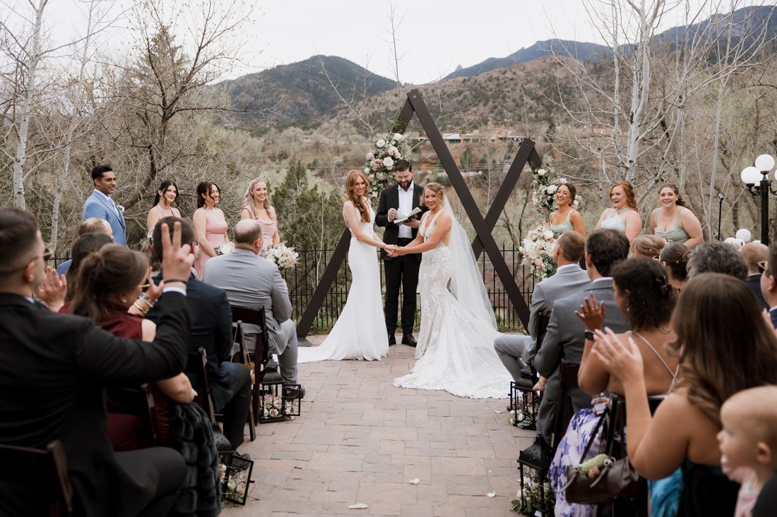 Amanda & Amelia at their ceremony